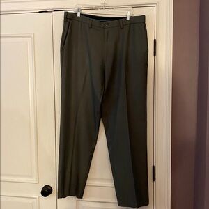 Classic Dark Gray Trousers - Haggar 38 x 32